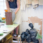 Alison Britton in her studio 2016